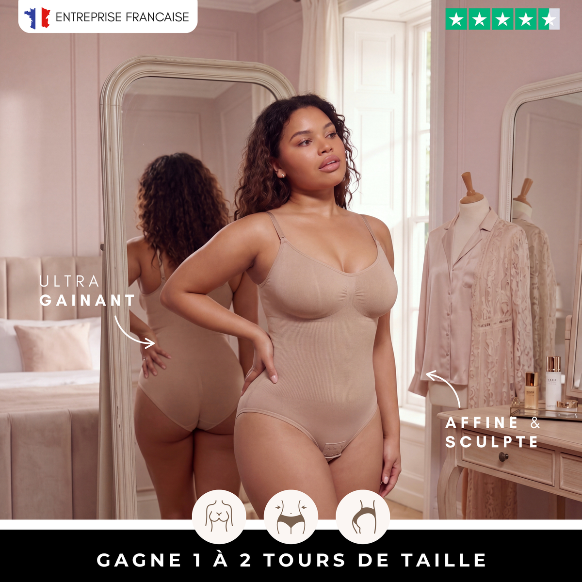 Body culotte effet gainant