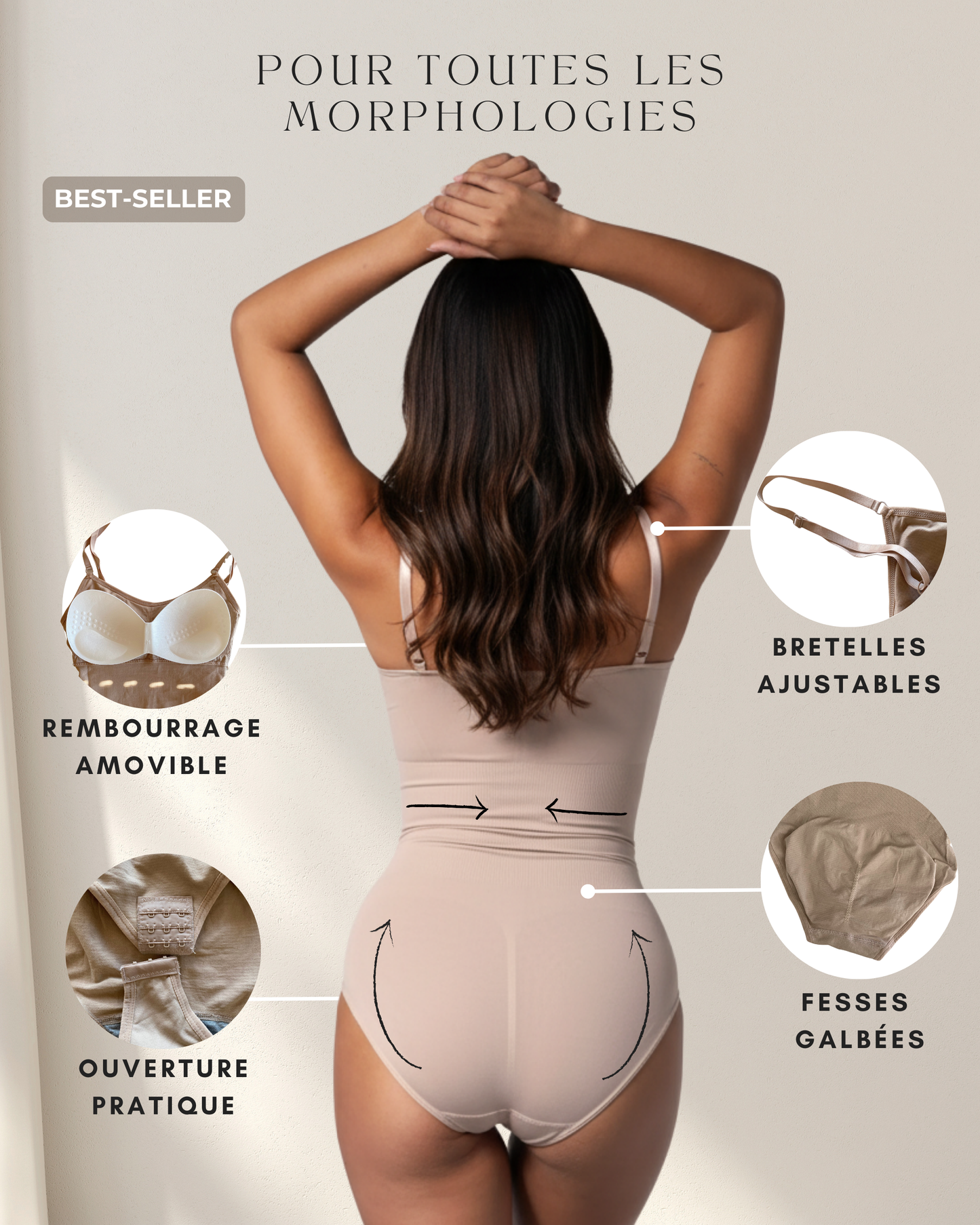 Body culotte effet gainant